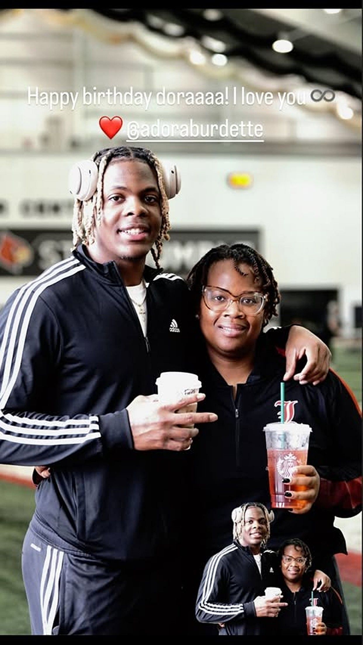 Quincy Riley goes Instagram official with Adora Hicks/@1quincyriley